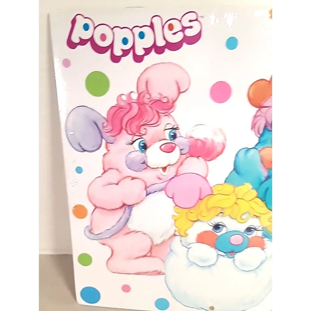 2019 Popples Wall Calendar Ephemera 80's Art ( Open)